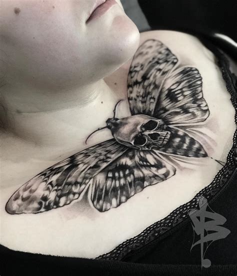 death moth chest piece|30+ Dead Moth Tattoo Design Ideas Totally Worth Seeing